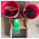 Assorted Studs, Screws, Bits, Etc.