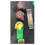 Assorted Tape Measures & Foldable Ruler