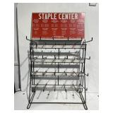 Staple Center Advertising Rack Garage Display
