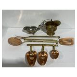 Vintage Metalware Kitchen Brass 9 pieces