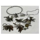 Vintage Keys Old Unique Ammo Skeleton