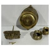 Brass Bell, Lock, Lota Kalash Pots  Container
