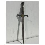 Antique Solingen Dagger Knight Germany Letter Open