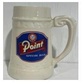 Point Special Beer Brewery Stein Stevens Point