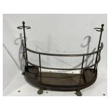 Vintage Fireplace Surround Claw Feet Tool Holders