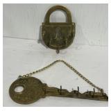 Vintage Brass Key Hooks Kitchy