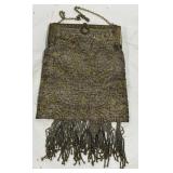 Antique French Cut Metal Mesh Evening Purse