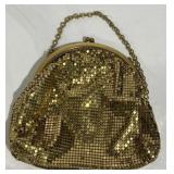 Vintage Whiting & Davis Gold Metal Mesh Purse
