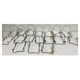 17 Vintage Adjustable Plate Holders Display