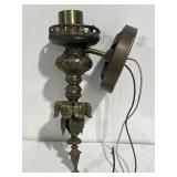 Victorian-Style Gilt Bronze Wall Lamp Sconce