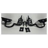 Cast Iron Oil Lamp Holder with Brackett