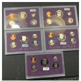 US Proof Sets From 1985 to 1989