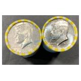 Unsearched Bank-Sealed Half Dollar Rolls