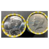 Unsearched Bank-Sealed Rolls of Half Dollars