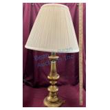 Mid-Century Solid Brass Table Lamp