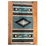 Handwoven Geometric Pattern Textile, 60x28ï¿½