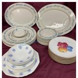 Partial Sets of China Dinnerware