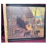 Framed Print 'Caught in the Act' by Charles Living