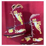 Heavily Beaded Native American Baby Moccasins