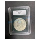 1971-S Eisenhower Silver Dollar MS63