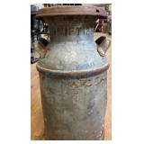 Metal 20-Inch Milk Can with Handles