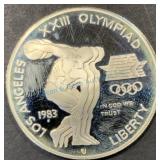 1983 Los Angeles Olympic Silver Dollar