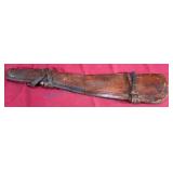 Leather Rifle Scabbard from Sheridan, Wyoming