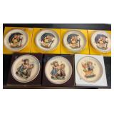 Seven Hummel Plates