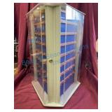 Three-Sided Swivel Plastic Display Case