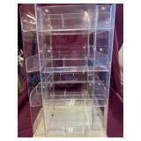 Clear Plastic Swivel Display Case