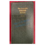 1938 Colorado Brand Book in Excellent Condition