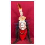 Pony Indian Mask With Signature