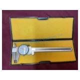 Peacock Dial Caliper in Protective Case
