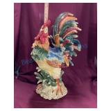 24-Inch Ceramic Rooster Figurine