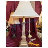 Three Assorted Table Lamps