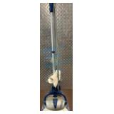 Blue and Silver Upright Floor Steamer