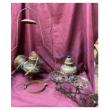 Vintage Lamp Parts and Holder