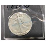 1941D Walking Liberty Half Dollar Coin