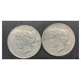 1926 and 1928 Peace Dollars
