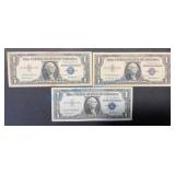 Three Silver Certificates