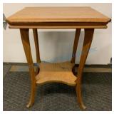 Antique Oak Lamp Table