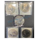 Uncirculated Canadian Dollar Coin Collection