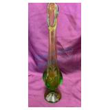 11 1/2 Inch Viking Swung Glass Vase