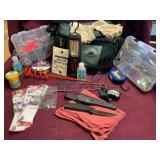 Fishing Gear Kit With Bag and Accessories