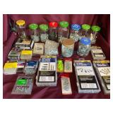 Extensive Collection of Screws and Bolts