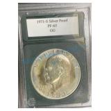 1971-S Silver Proof Eisenhower Dollar Coin