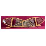 Antique Wooden Snowshoes by Snowcraft