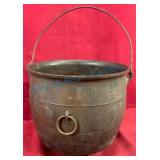 Early Cast-Iron Bean Kettle