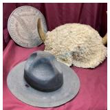 Western-Themed Hat, Helmet, and Coin Set