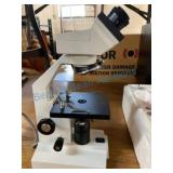 Binocular AmScope Microscope with Accessories